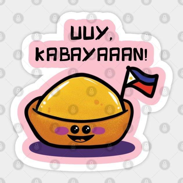 Pinoy Panaderia Classics: Kabayan Sticker by Sketchbook ni Abi